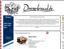 Tablet Screenshot of doenerfreund.de